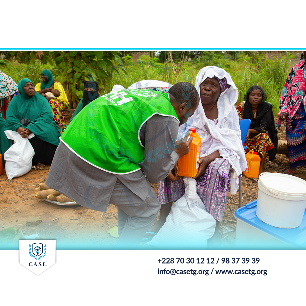 Partage de kits alimentaires